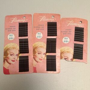 Flamingo Bob Pin Cards 1950s Vintage Lot